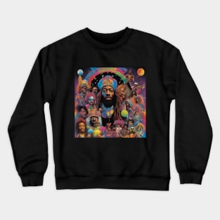 FUNKY Mushroom Psychedelic Art Crewneck Sweatshirt